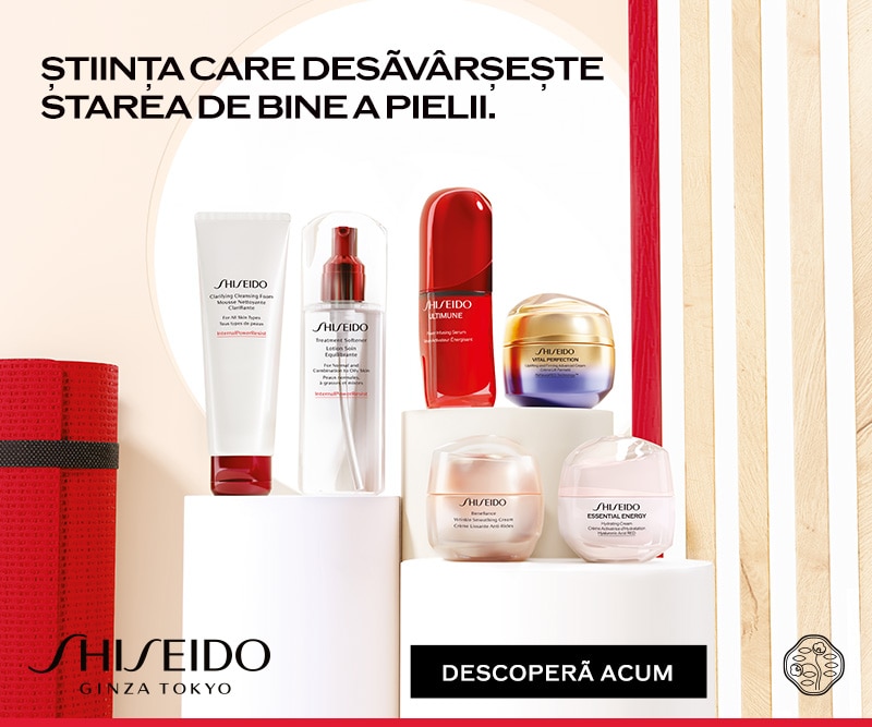 Produse de îngrijire a pielii Shiseido, colecție de skincare premium pentru față